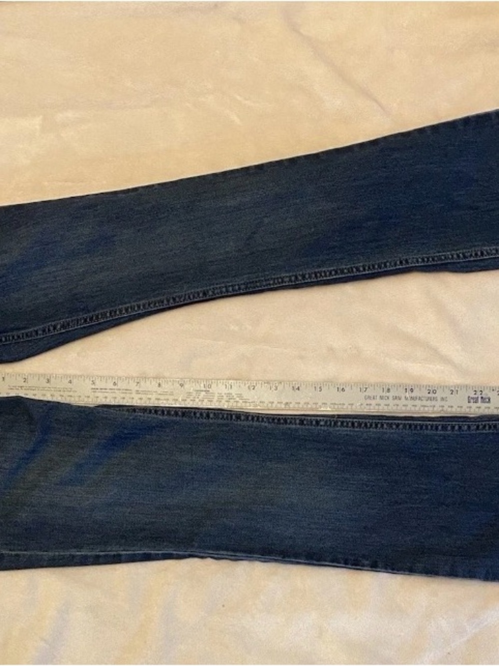 Arizona Jean Company Dark Blue Short Bootcut Jeans - Picture 12 of 13